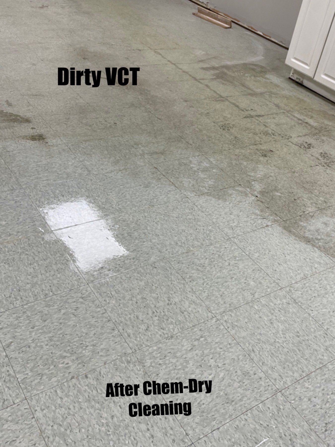 VCT Tile Floor Cleaning